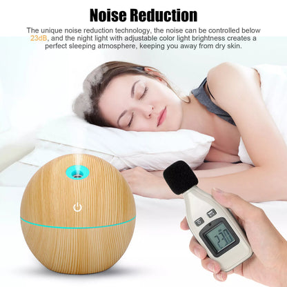 USB Aroma Humidifier & Essential Oil Diffuser with 7-Color LED