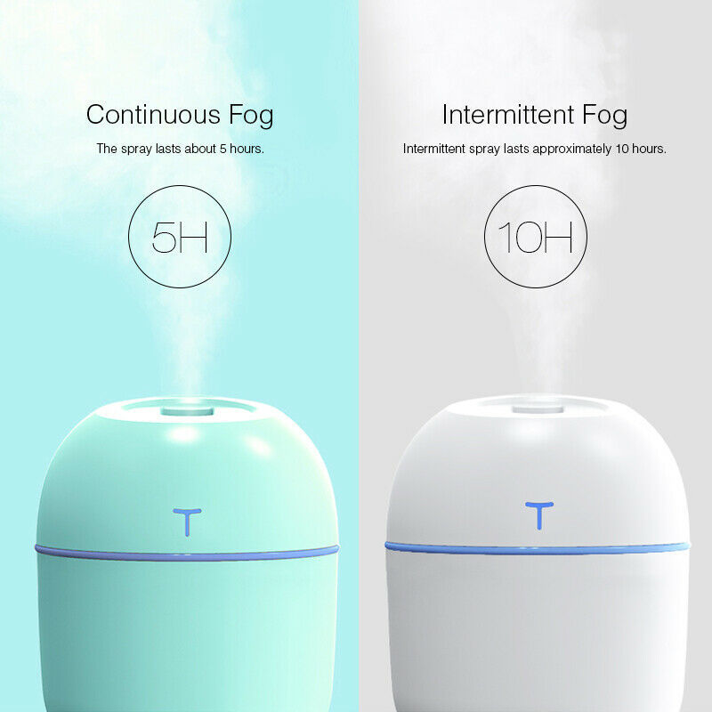 Mini USB Ultrasonic Humidifier & Essential Oil Diffuser for Home & Car