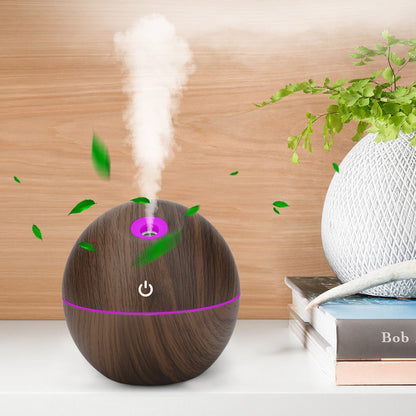 USB Aroma Humidifier & Essential Oil Diffuser with 7-Color LED