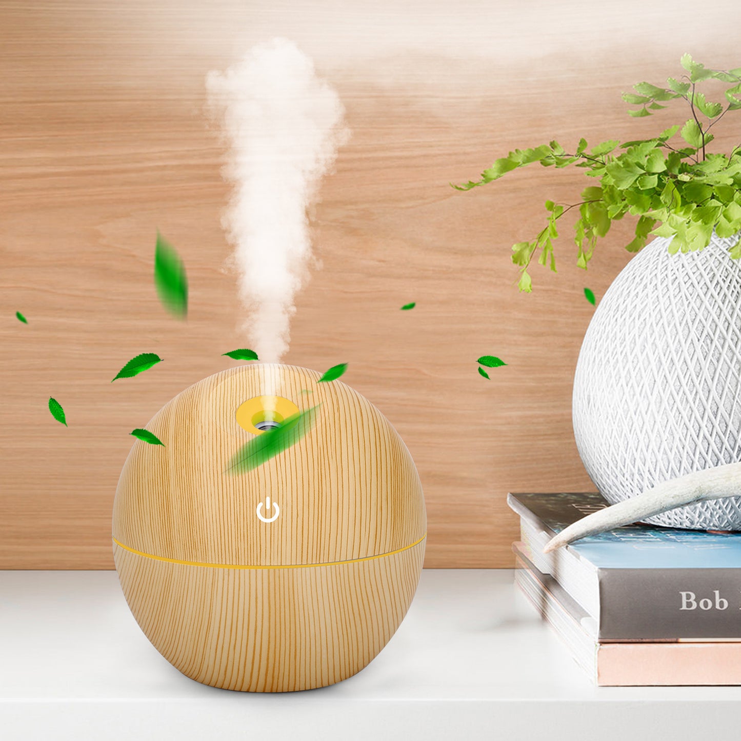 USB Aroma Humidifier & Essential Oil Diffuser with 7-Color LED